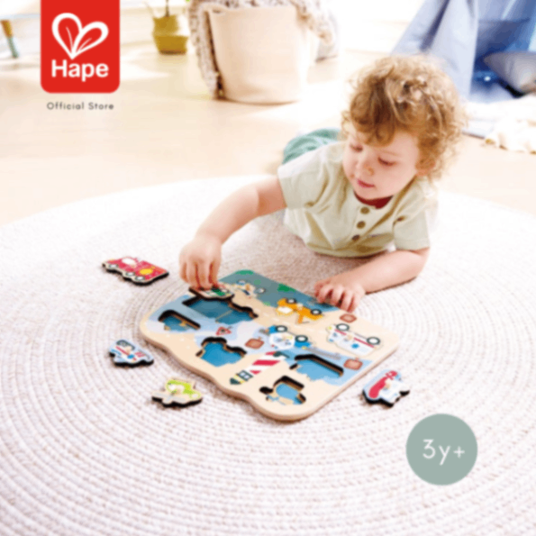 Hape Emergency Peg Puzzle ปริศนาหมุดรถฉุกเฉิน รูปที่ 2