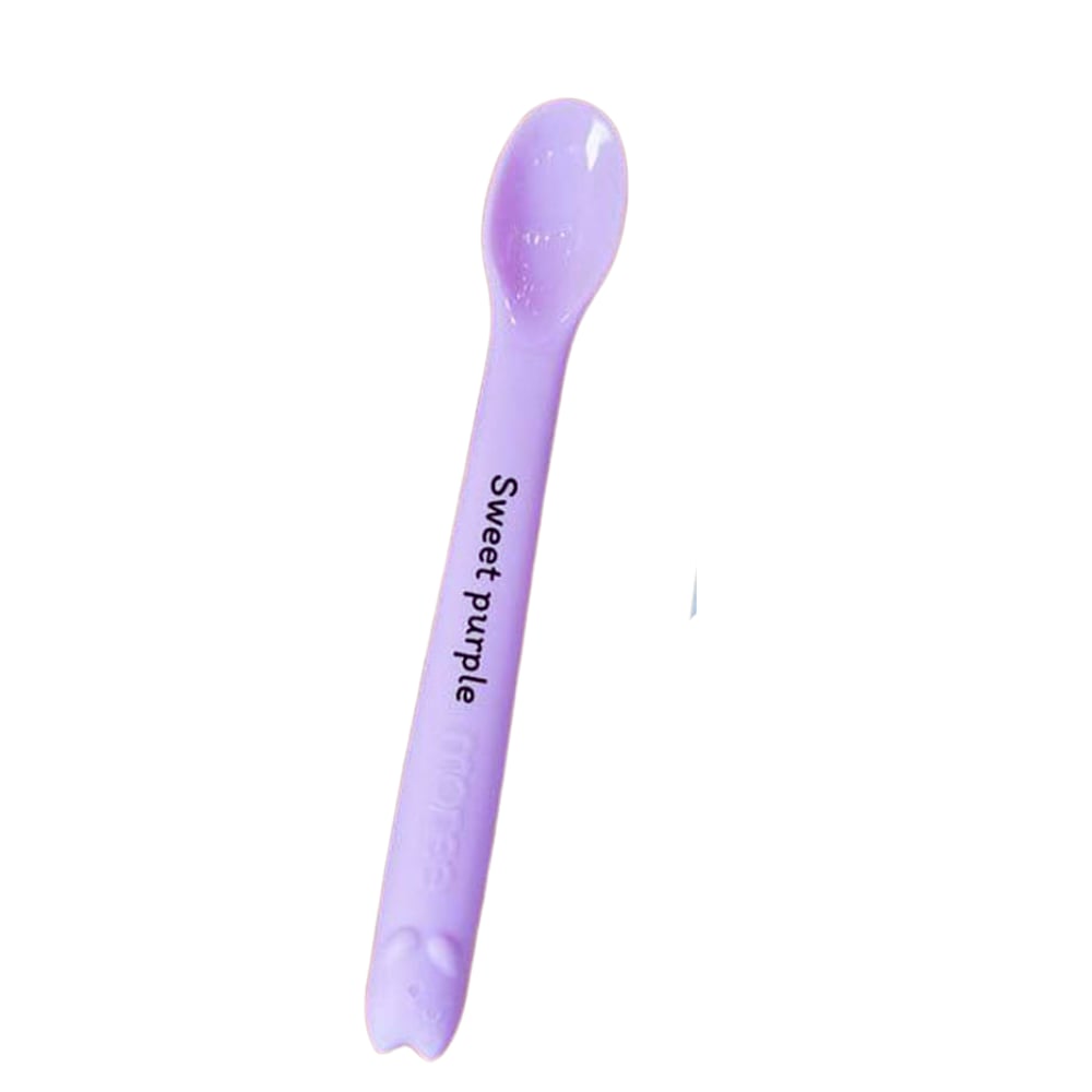 Momee Kitty Baby Spoon Step1 Purple