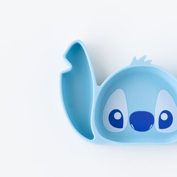 Bumkins Silicone Grip Dish - Disney Stitch