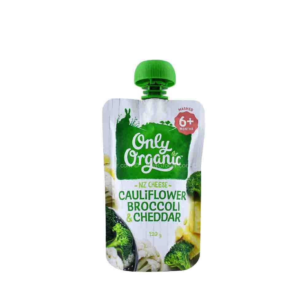 Only Organic CAULIFLOWER BROCCOLI & CHEDDAR