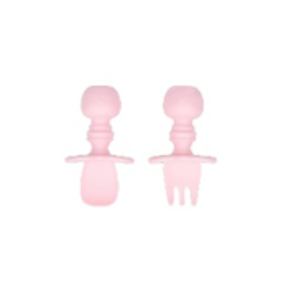 أداة طعام للتسنين Bumkins Chewtensils - Pink