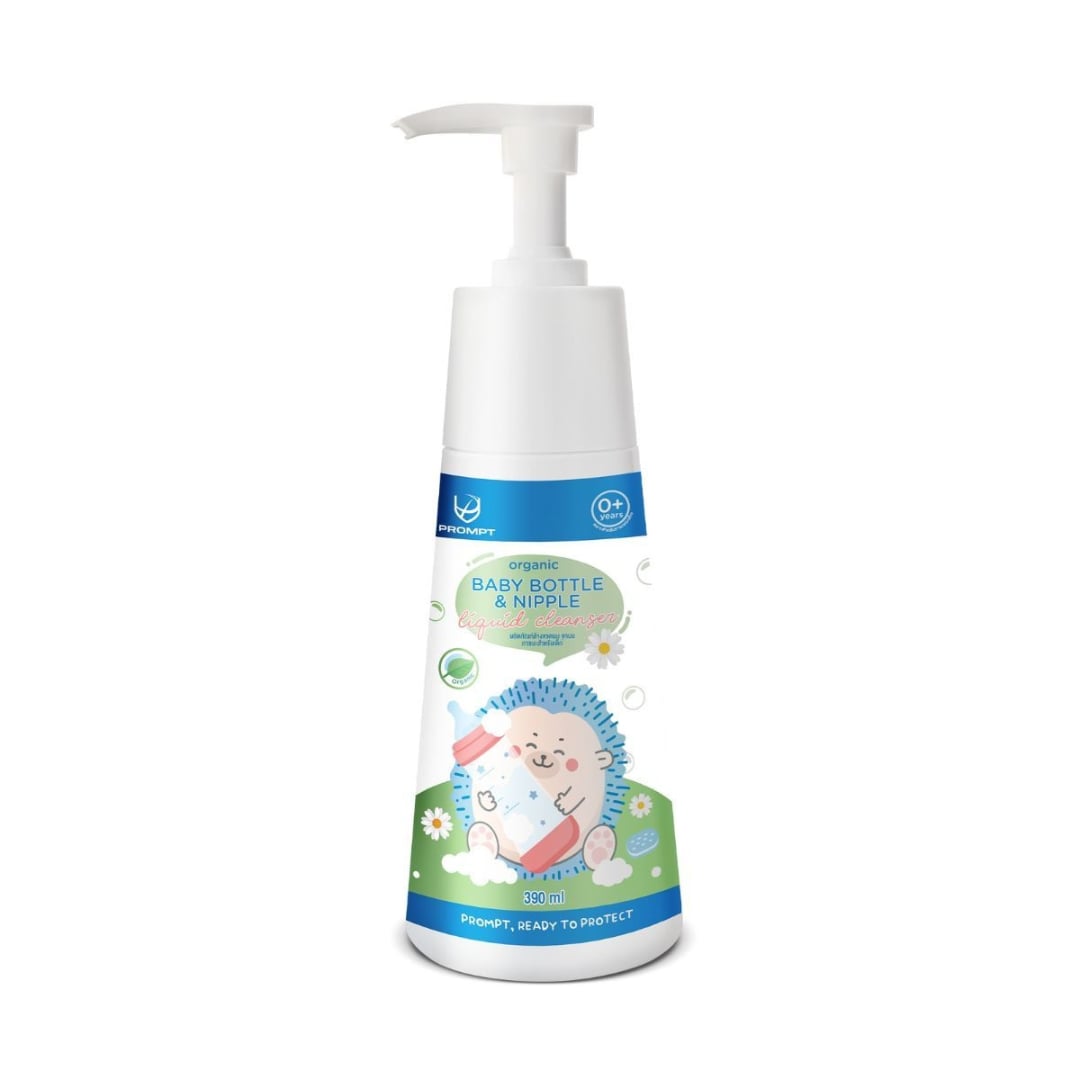 Prompt Baby Bottle&Nipple Liquid cleanser น้ำยาล้างขวดนม 400ml.