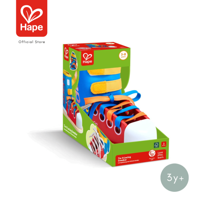 Hape Tie-It Lacing Sneaker รองเท้าผูกเชือกฝึกทักษะ รูปที่ 7
