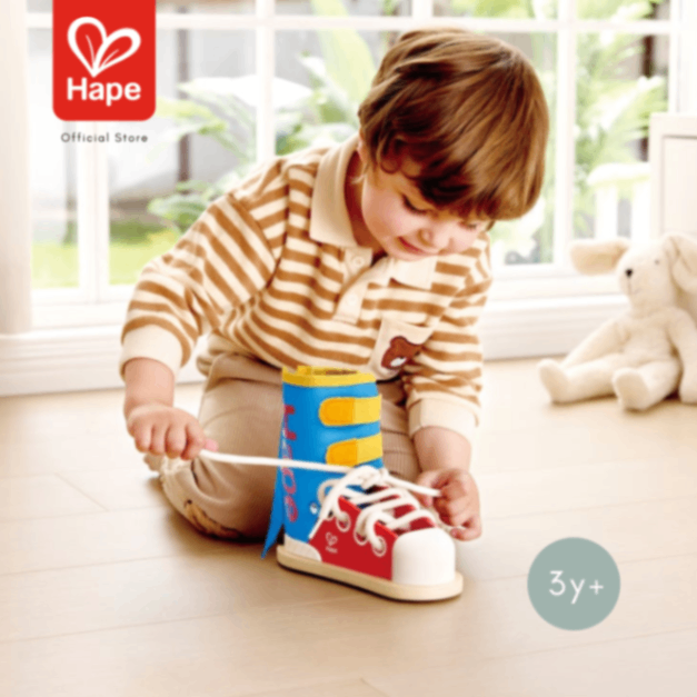 Hape Tie-It Lacing Sneaker รองเท้าผูกเชือกฝึกทักษะ รูปที่ 11