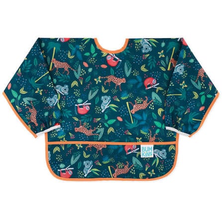 Bumkins Sleeved Bib - Jungle