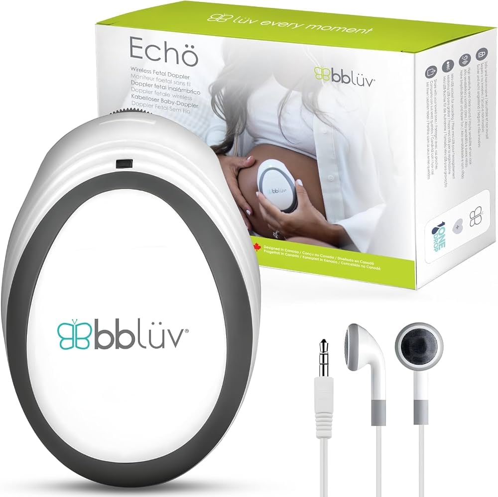 BBLÜV – BBL44 – Echö – جهاز دوبلر لاسلكي لسماع نبض الجنين مع سماعات أذن Wireless Fetal Doppler With Earphones
