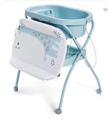 Snow Owl Happy Bath Time Baby Bathtub – Green