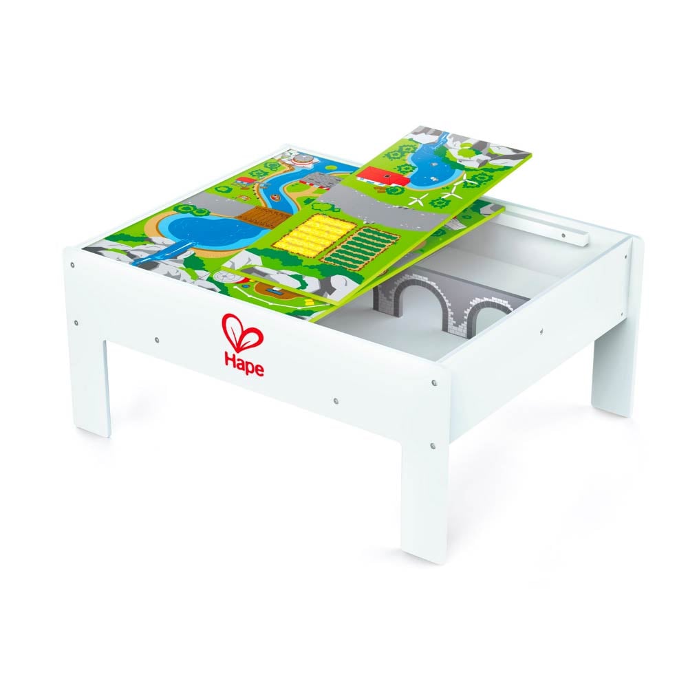 Hape โต๊ะเก็บชุดรถไฟ Reversible Train Storage Table