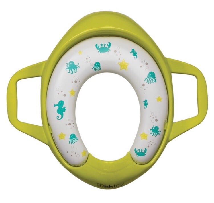 BBLÜV - BBL36 - Pöti (Lime) - Baby Toilet Seat with Soft Handles
