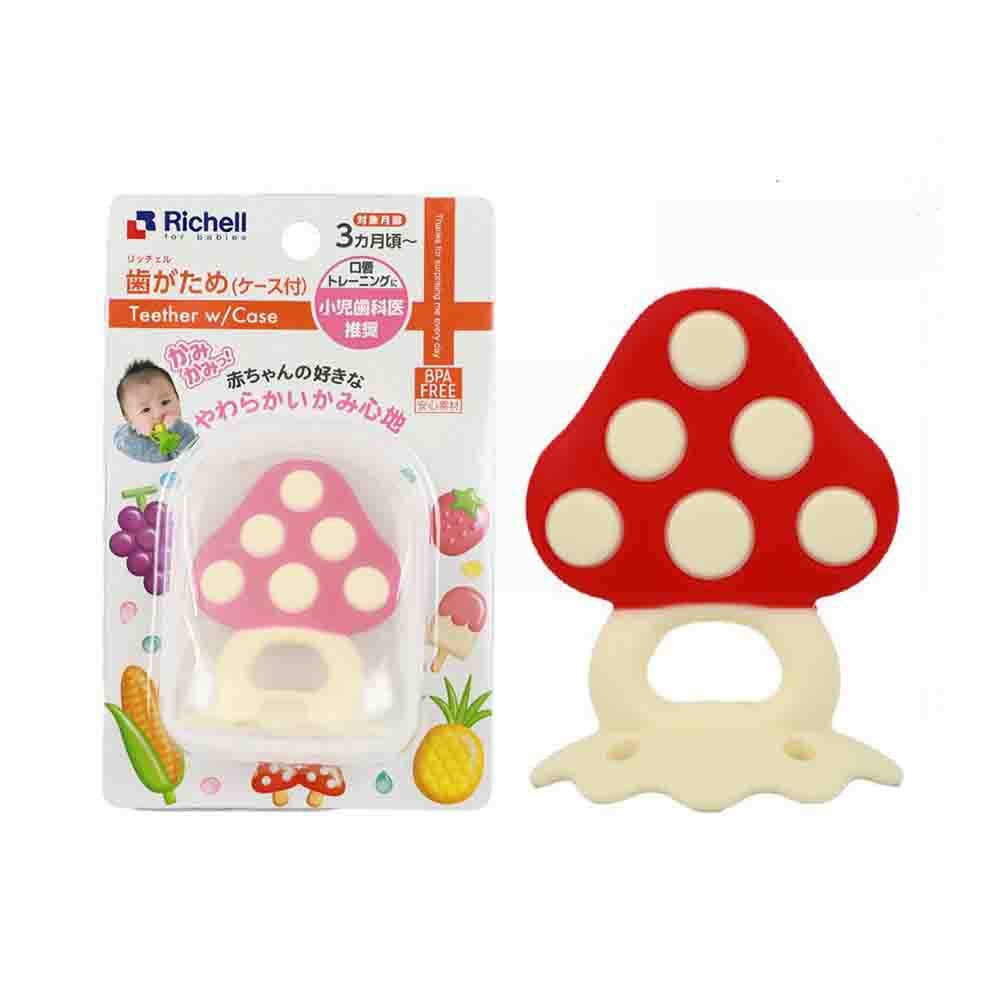 Richell ยางกัด Teether ลาย Mushroom 220252