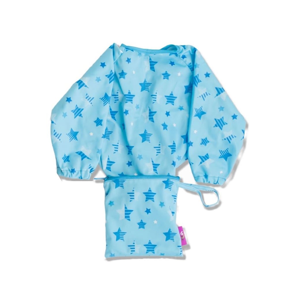 Tidy Tot Cover & Catch Bib – Blue