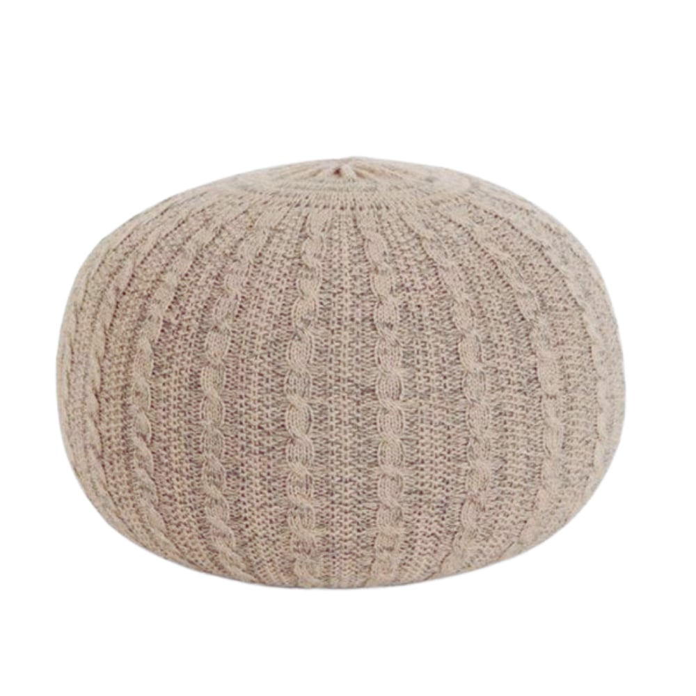 Mellow Knitted Pouffe ニットのフットスツール