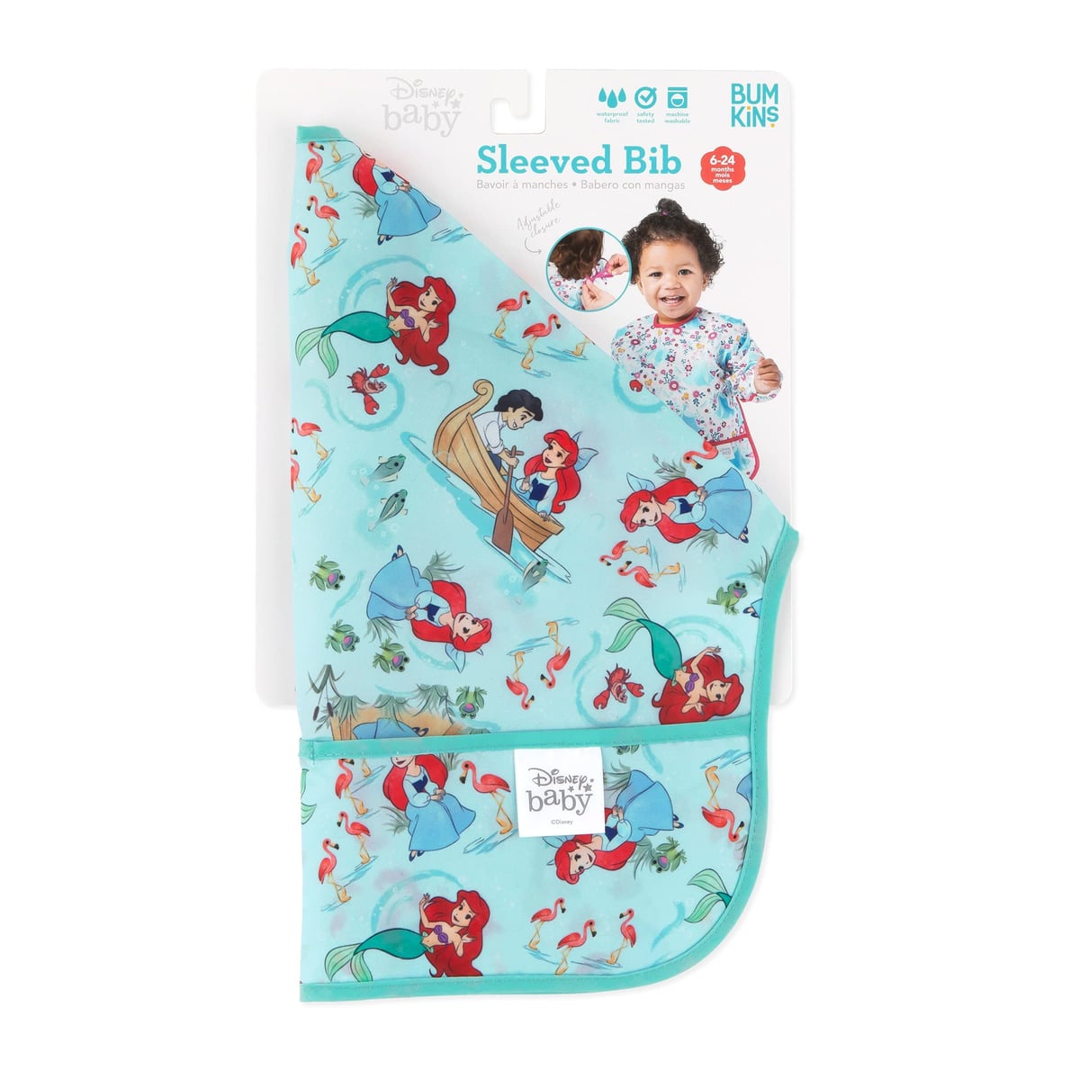 Bumkins Sleeved Bib - Disney Princess82