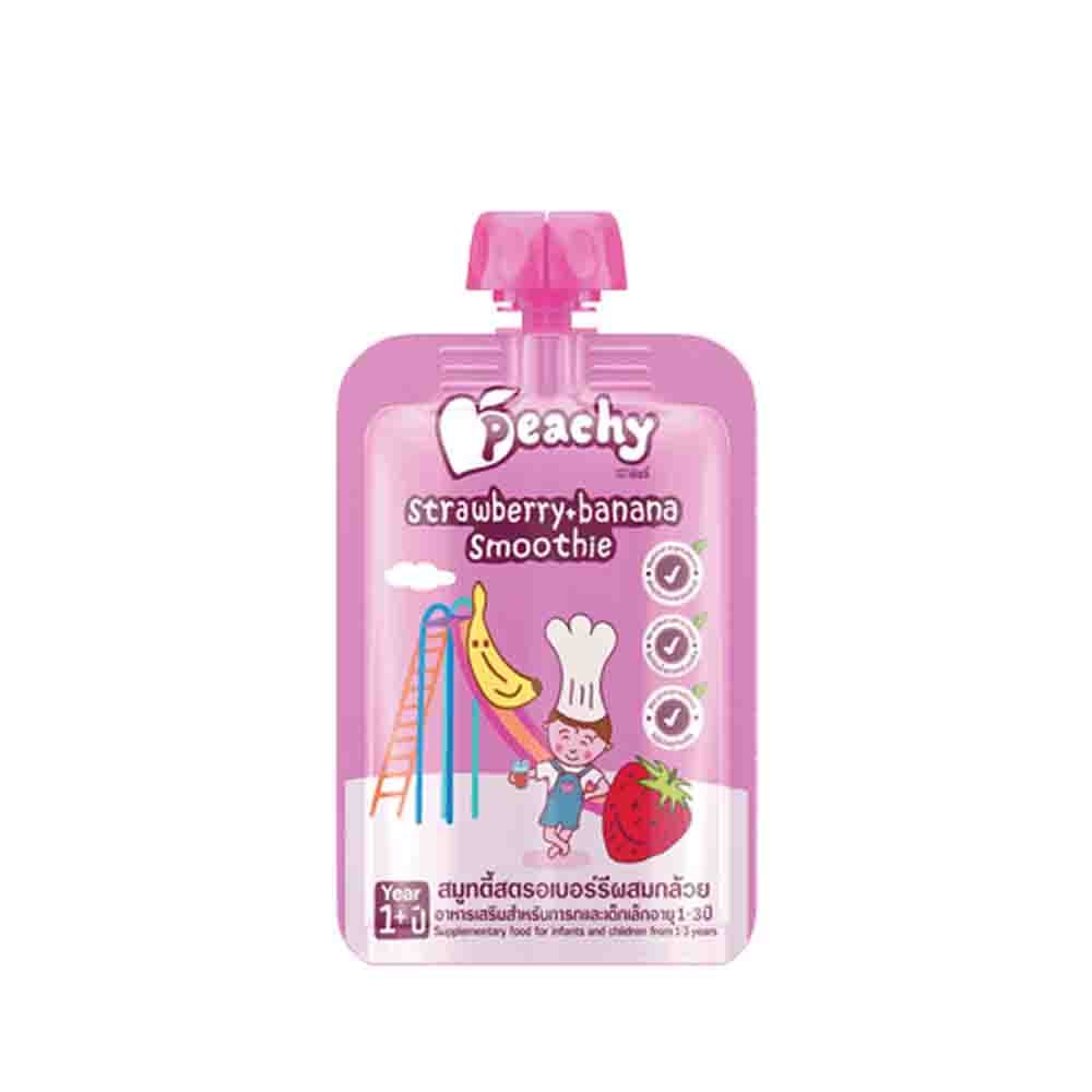 Peachy سموذي الفراولة والموز (100g) R06
