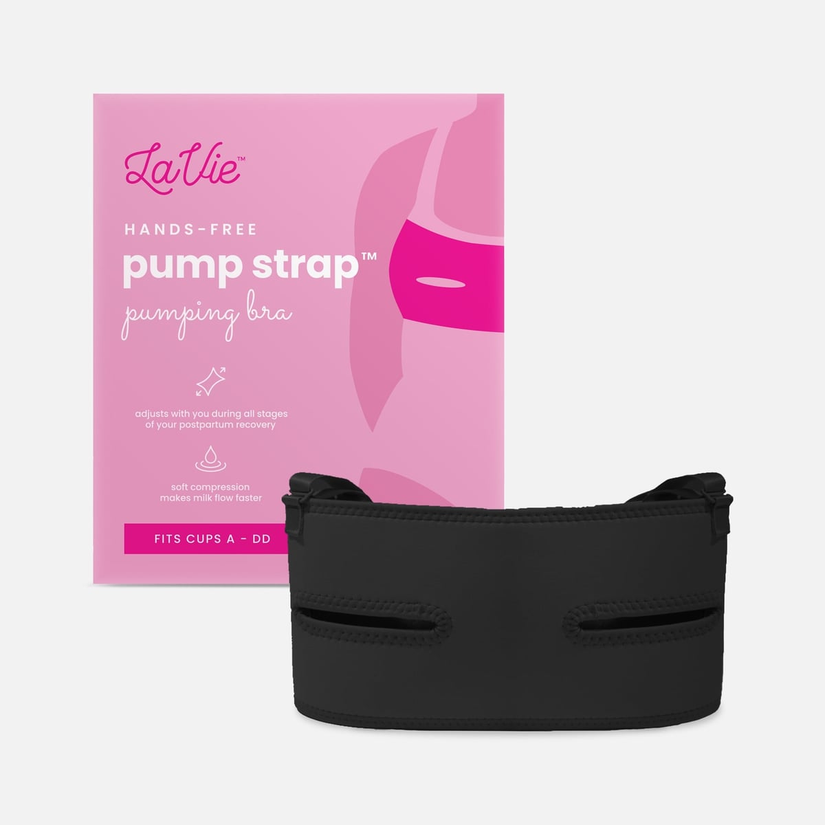 PumpStrap - PS02 - حمّالة صدر للشفط دون استخدام اليدين (BLACK)