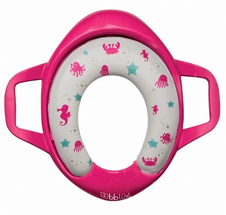 BBLÜV - BBL37 - Pöti (Pink) - Baby Toilet Seat with Soft Handles