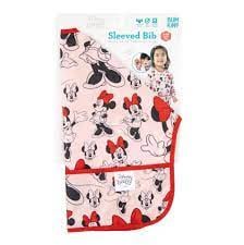 Bumkins Sleeved Bib - Disney Mickey + Minnie Mouse