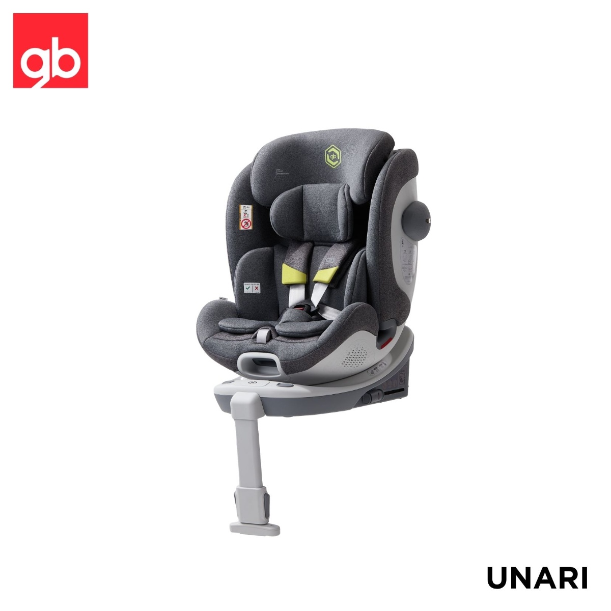 GB คาร์ซีท UNARI S i-Size - Grey