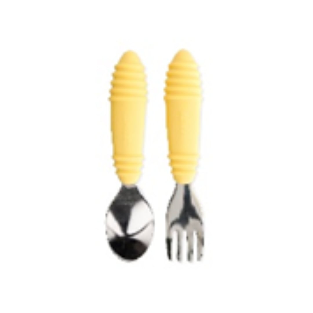 Bumkins Spoon and Fork Set - Pineapple รูปที่ 2