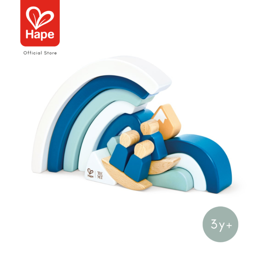 Hape the MET Collection! Hokusai Great Wave Block Set ชุดบล็อคคลื่นยักษ์โฮะคุไซ