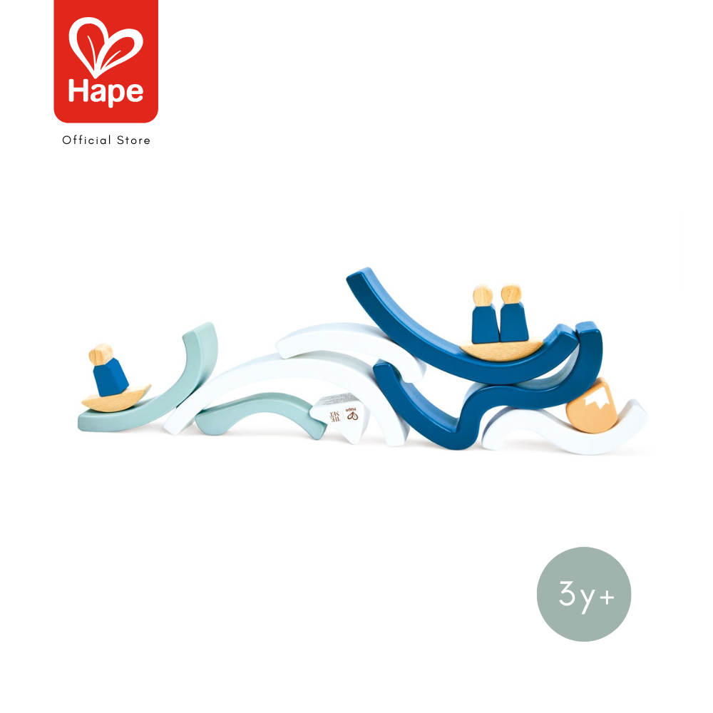 Hape the MET Collection! Hokusai Great Wave Block Set ชุดบล็อคคลื่นยักษ์โฮะคุไซ รูปที่ 4