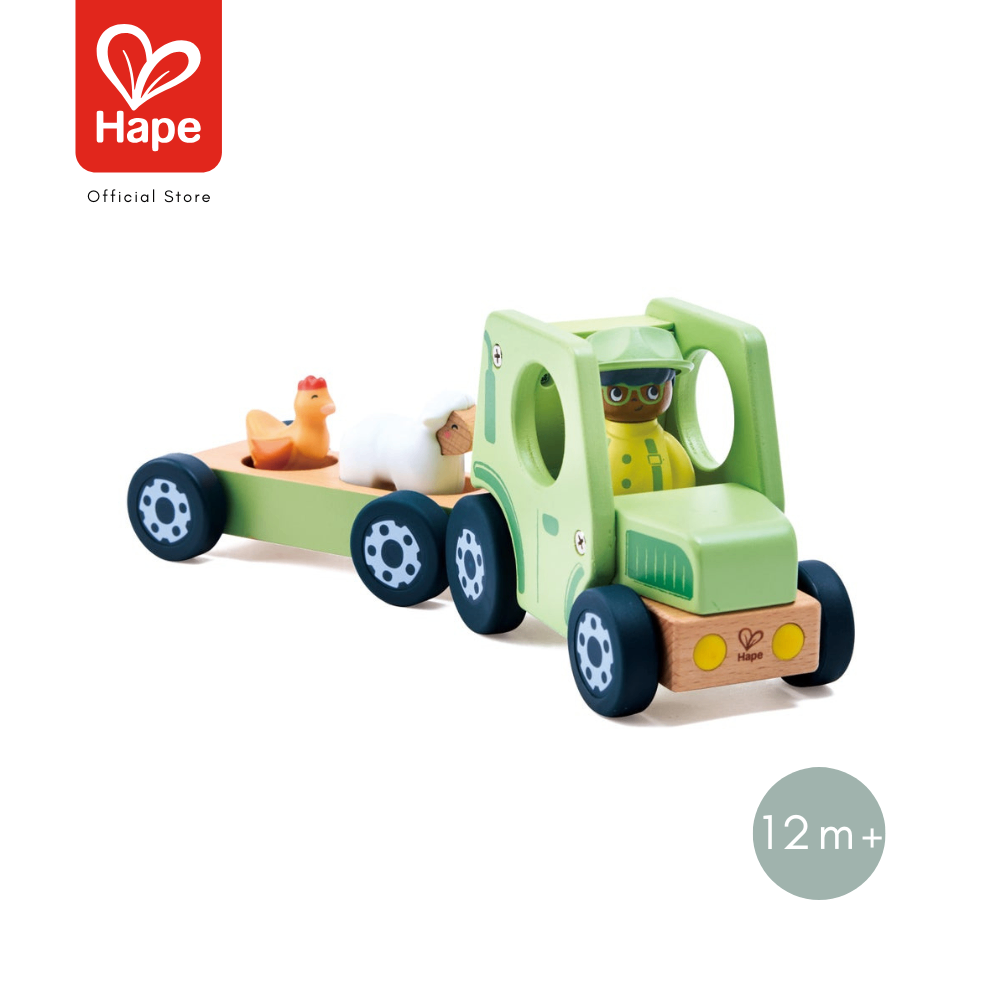 Hape Tractor Set – Storybook Farm Play Set image 2