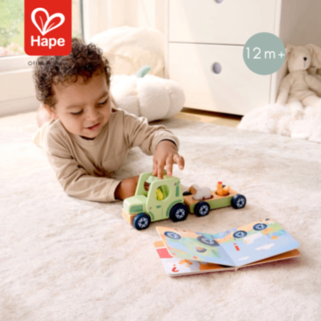 Hape Tractor Set – Storybook Farm Play Set image 4