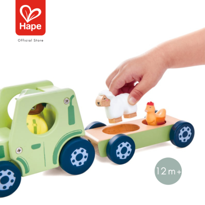 Hape Tractor Set – Storybook Farm Play Set image 6