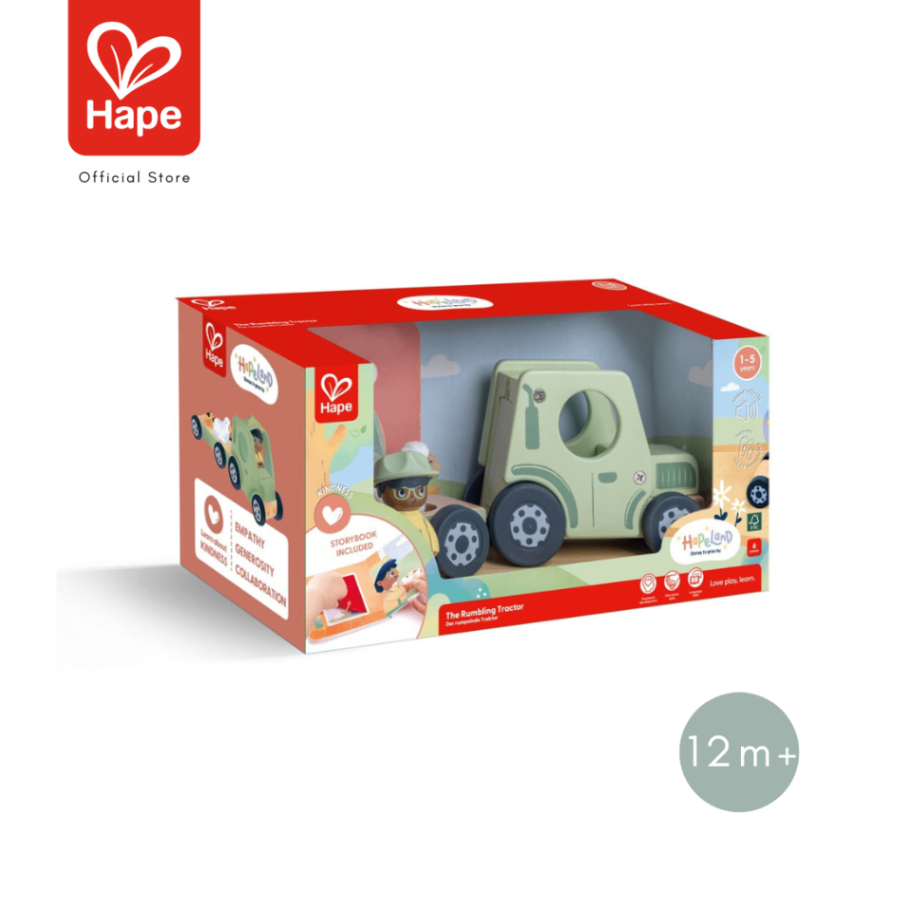 Hape Tractor Set – Storybook Farm Play Set image 8