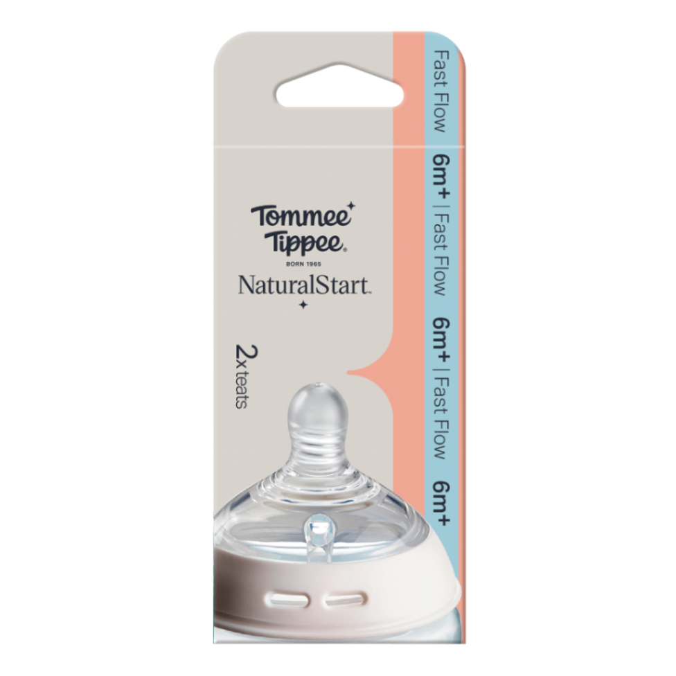 Tommee Tippee - NS 2PK SOFT TEAT- FAST SLOW FLOW รูปที่ 2