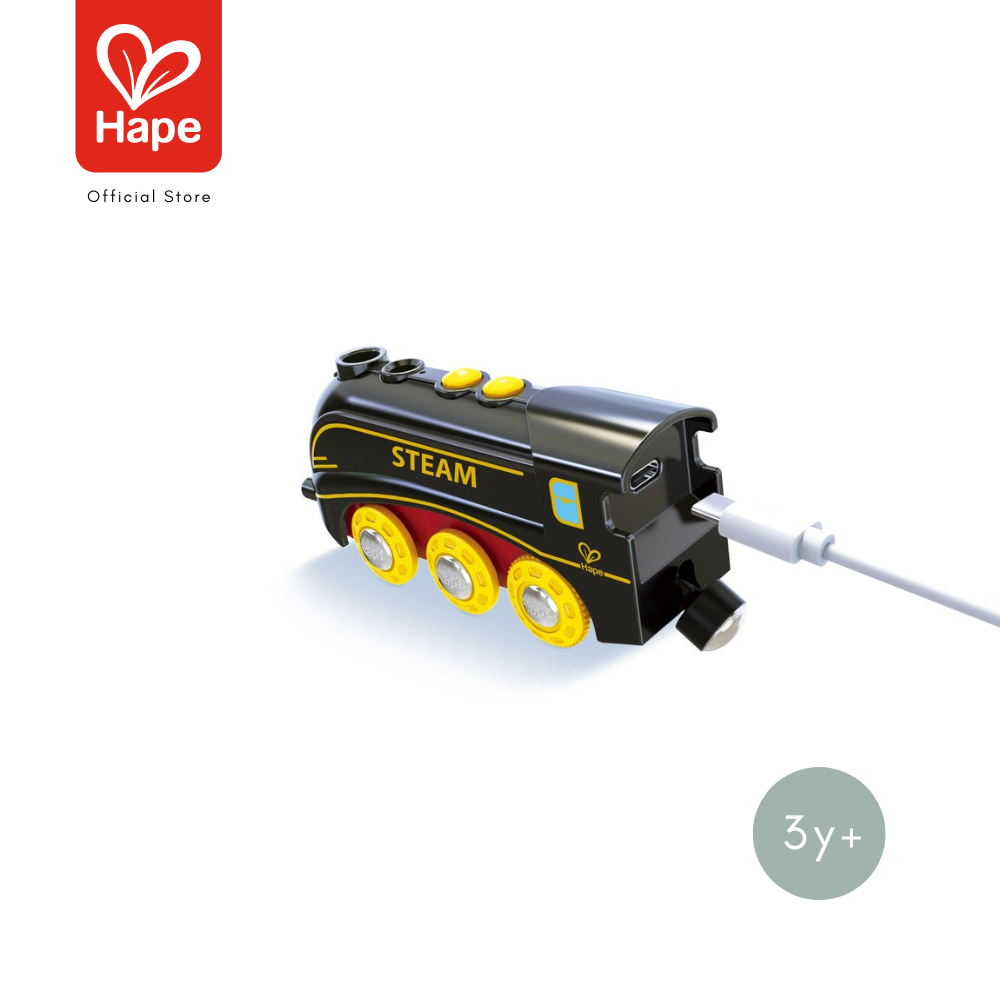 Hape Steam & Whistle Train Set ชุดรถไฟไอน้ำและนกหวีด รูปที่ 7