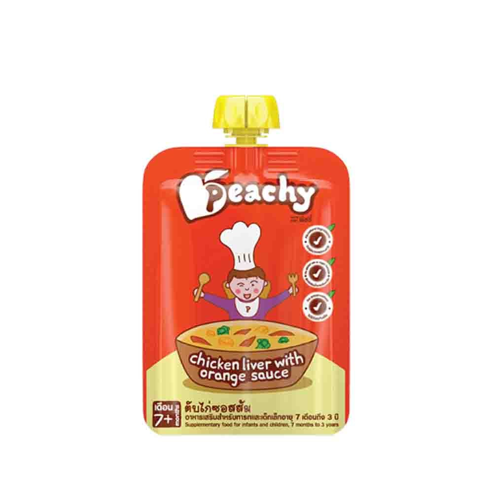 Peachy Chicken liver with orange sauce (125g) R22 (new barcode 8858954153134)