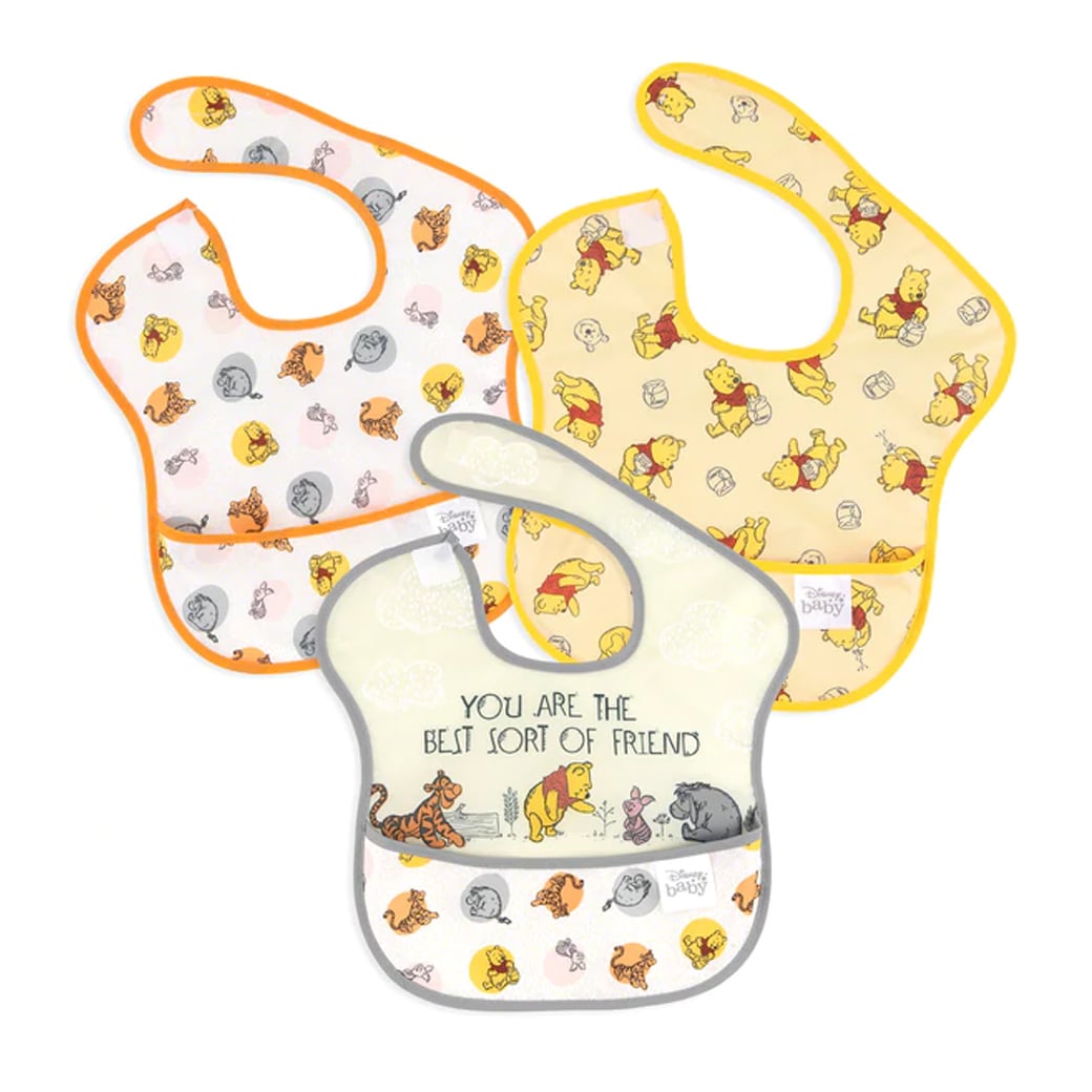 عبوة 3 مرايل أطفال Bumkins SuperBib 3 Pk - Disney Winnie The Pooh20