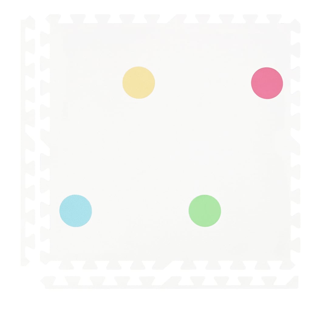Mamamo Play Mat, 1.4 cm Thick, Sealed Edges - Rainbow Dot
