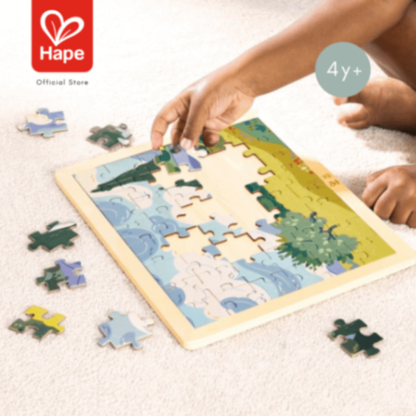Hape the MET Collection! Van Gogh Cypresses Puzzle 梵高《柏树》拼图 图片 3