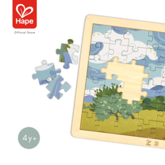 Hape the MET Collection! Van Gogh Cypresses Puzzle 梵高《柏树》拼图 图片 6