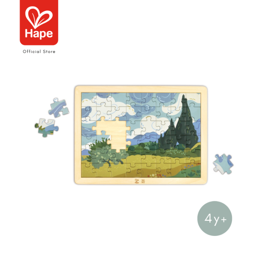 Hape the MET Collection! Van Gogh Cypresses Puzzle 梵高《柏树》拼图 图片 7