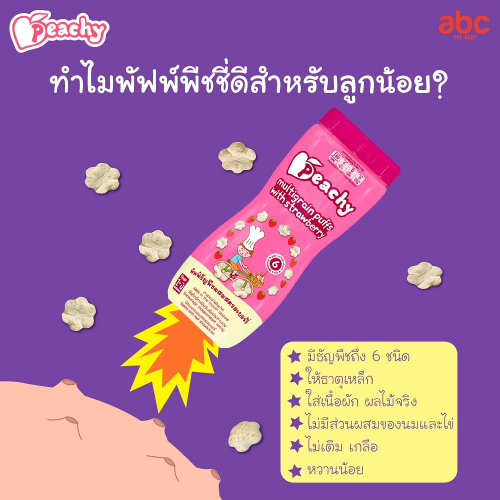SHOPEE: نفّاخات حبوب للأطفال Peachy بالفراولة للأطفال من عمر سنة فأكثر (عبوة من علبتين) صورة 5